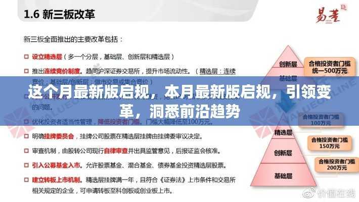 本月最新版启规引领变革，洞悉前沿趋势的领航者