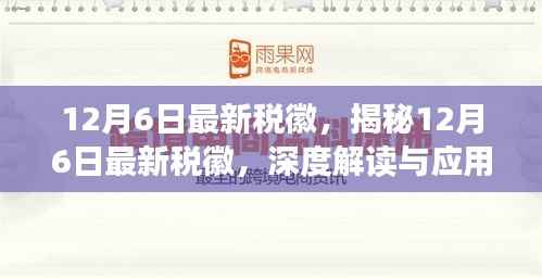 揭秘,最新税徽深度解读与应用指南(12月6日更新)